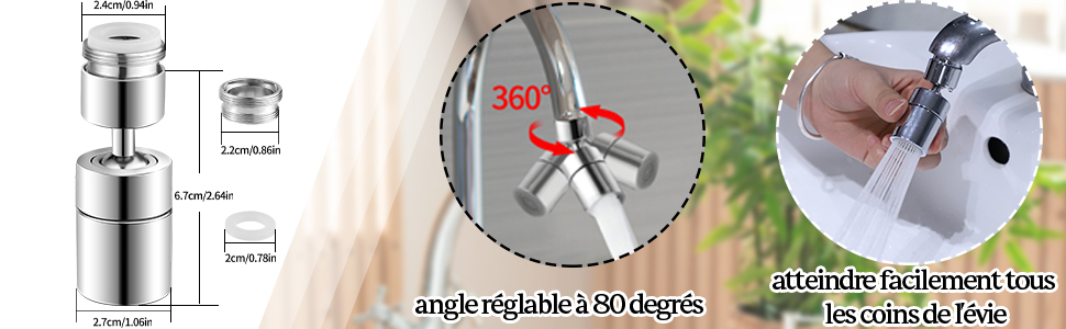 Pourquoi acheter aérateur eau robinet